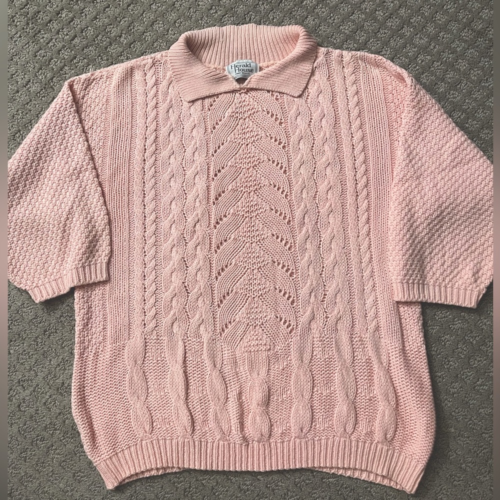 Peter Pan Collar 3/4 Sweater